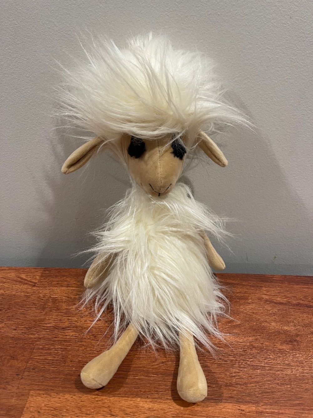 Jellycat London Sophie Swellegant Sheep Plush 15” Glitter Eyelids Stuffed Animal